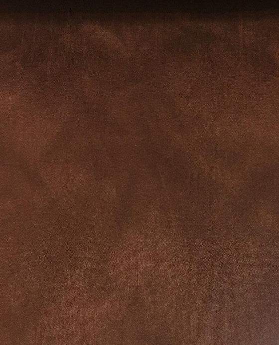 Brown Shantung Faux Silk Polyester Drapery Fabric by the yard