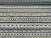 Razzmatazz Stripe Green Blue Chenille Tapestry Upholstery Fabric