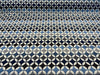 Savoy Seabreeze Blue Circles Upholstery Chenille Fabric