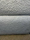 Italian Silver Faux Sheepskin Boucle Upholstery Fabric