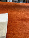 Lush Upholstery Orange Papaya Soft Chenille Fabric