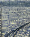 P Kaufmann Blue Lapis Bamako Stripe Chenille Fabric By The Yard