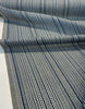 Nairobi Stitch Stripe Blue Lapis P Kaufmann Jacquard Upholstery Fabric 