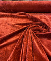 Newbury Velveteen Red Ruby Backed Drapery Upholstery Fabric by the yard