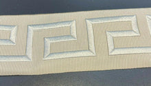  Embroidery Ivory Greek Key Trim Tape