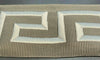Embroidery Charcoal Greek Key Trim Tape