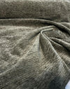 Soft Cuddle Chenille Metal Upholstery Fabric 