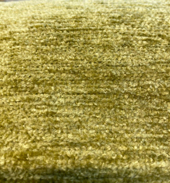 Soft Chenille Green Chartreuse Cuddle Upholstery Fabric
