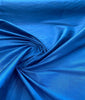 Blue Dupioni Faux Silk Polyester Drapery Fabric