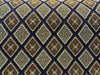 Umass Navy Blue Diamond Chenille Upholstery Fabric by the yard