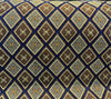 Umass Navy Blue Diamond Chenille Upholstery Fabric by the yard