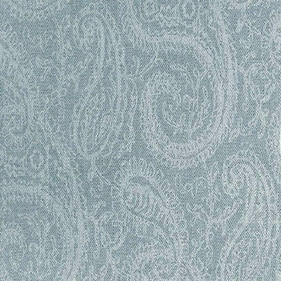 Tallulah Blue Slate Paisley Turbo Jacquard Upholstery Fabric