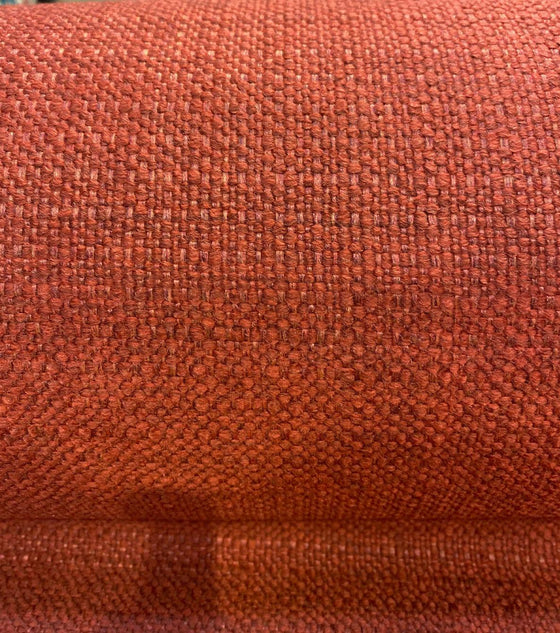 Chenille Performance Sampson Red Sangria Upholstery Fabric by the yard