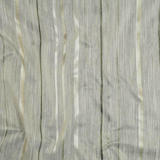 P Kaufmann NFP MAIORI STRIPE Marble  Sheer Drapery 126'' wide  Fabric By the yard