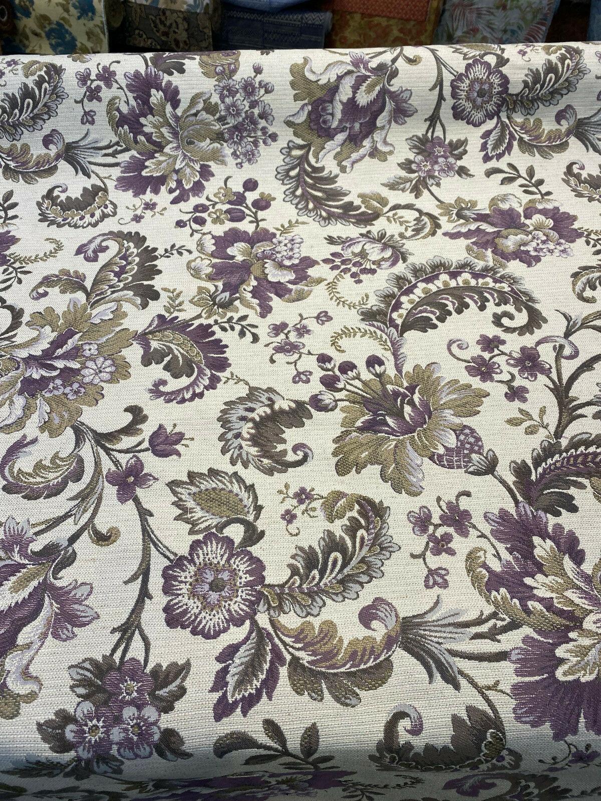 Razzmatazz Stripe Purple Chenille Tapestry Upholstery Fabric by The Yard :  Arts, Crafts & Sewing 