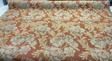  Ginger Antique Floral Merrimac Barrow Upholstery Fabric  