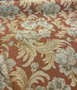 Ginger Antique Floral Merrimac Barrow Upholstery Fabric  