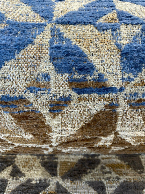 Chenille Upholstery Barrow Regatta Blue M10639 Temptation Fabric 