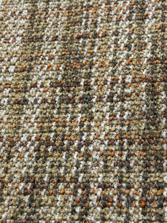Harvest Rustic Chenille Upholstery Tweed Barrow Fabric