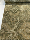 Chenille Upholstery Surya Thyme Green Barrow Fabric