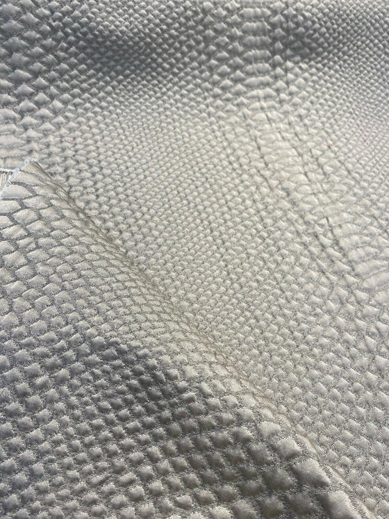 Cobra Phantom Jacquard Matelasse Drapery Upholstery Fabric 