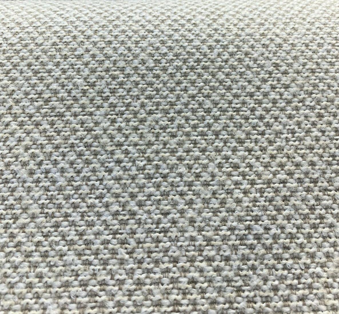Mascot Bisque Cream Textured Chenille Upholstery Fabric By The Yard