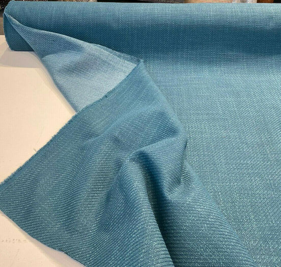 Upholstery Interweave Teal Turquoise Chenille Fabric 