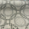 Fabricut Check Around Graphite Linen Drapery Upholstery Fabric 