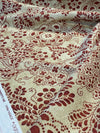 P Kaufmann Katazome Garden Spice Red Fabric By the Yard