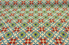  Prato Spanish Tiles Drapery Upholstery Vilber Fabric