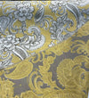 Swavelle Paisley Life Yellow Golden Chenille Upholstery Fabric 