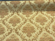  Vintage Damask Gild Gold Jacquard Brocade Fabric 