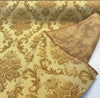 Vintage Damask Gild Gold Jacquard Brocade Fabric 