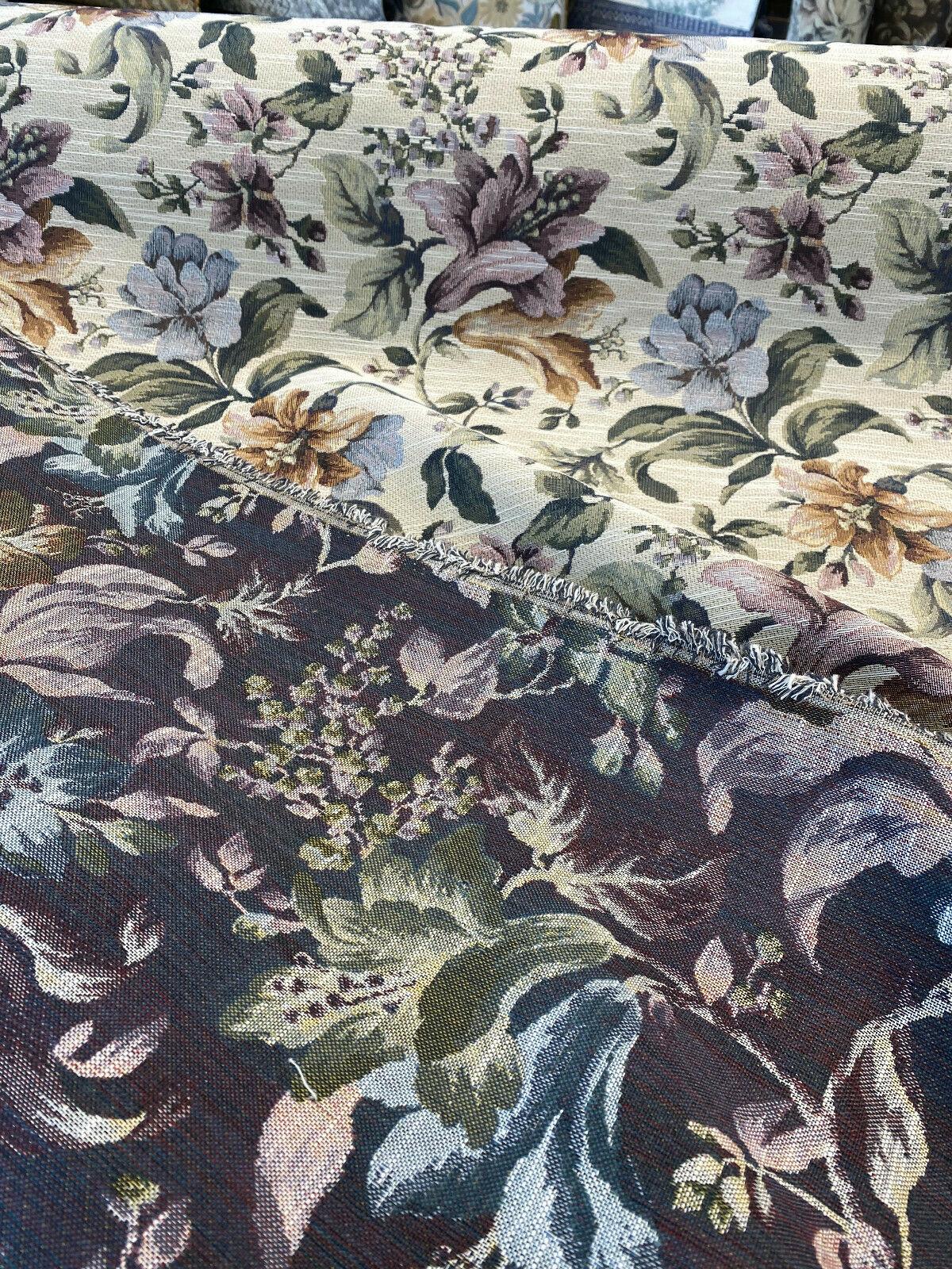 Riverside Garden Floral Tapestry Upholstery Fabric – Affordable Home Fabrics