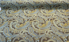  Lisbon Green Teal To And Fro Paisley Upholstery Barrow Fabric