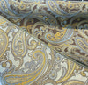 Lisbon Green Teal To And Fro Paisley Upholstery Barrow Fabric By The Yard