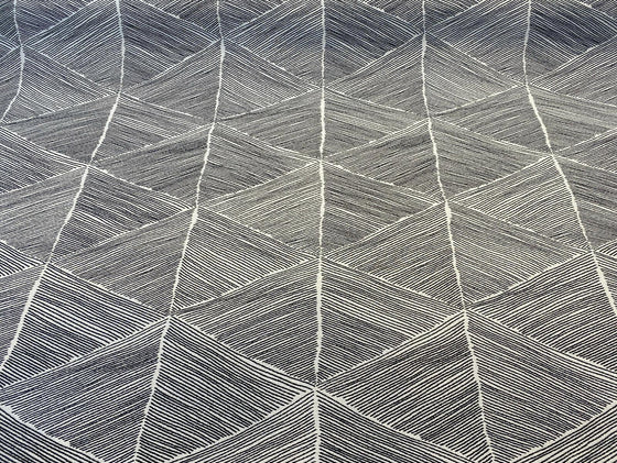 Talocan Geometric Onyx Latex Backed Swavelle Upholstery Fabric 