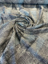 Old Town Blue Haze Chenille Swavelle Soft Upholstery Fabric By The Yard
