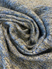 Chubby Cheeks Blue Capri Soft Tweed Chenille TFA Upholstery Fabric