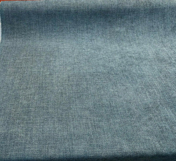 Eko Spruce Blue Green Italian Performance Chenille Upholstery Fabric 