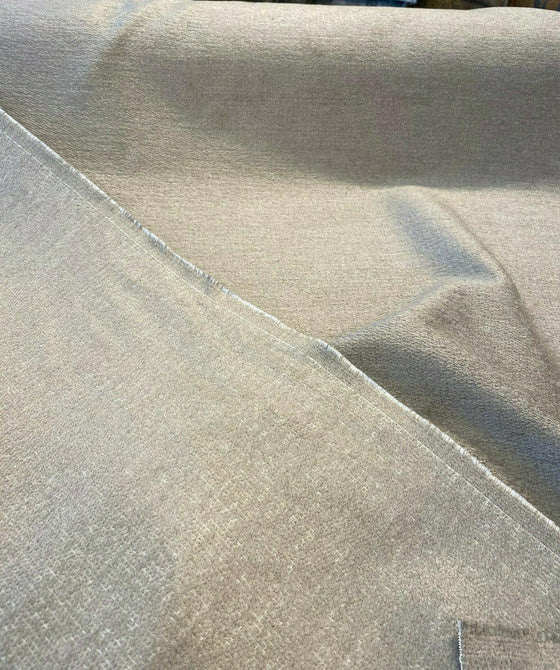 Yeti Sand Beige Italian Premium Soft Chenille Upholstery Fabric 