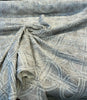 Thrill Seeker Stone Gray Embroidered Swavelle Drapery Fabric 