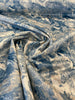 Marble Gate Blue Velvet Cerulean Upholstery Fabric 