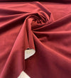 Modern Velvet Maroon Wine Upholstery Fabric 