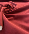 Modern Velvet Maroon Wine Upholstery Fabric 