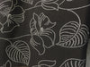 Lotus of the Night Specialty Floral Stitch Bead Embroidered Blended Upholstery Fabric