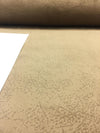 Taupe Textured Super Velvet With Backing Fabric by the yard