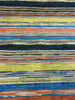 Bazaar Mosaic Stripe Seven Upholstery Chenille Fabric