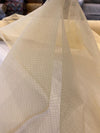 P Kaufmann Sheer Yellow Tiny Net 118'' Drapery Fabric