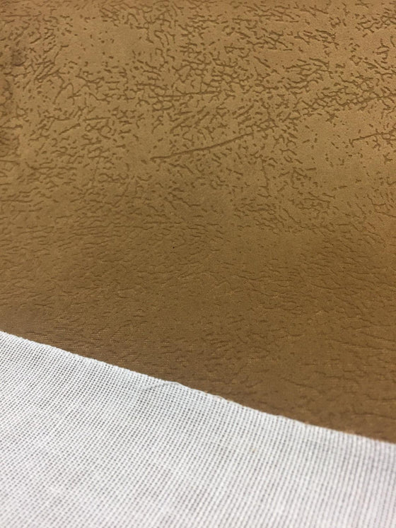 Amber Textured Super Velvet With Backing Fabric by the yard